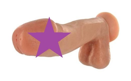 SexFlesh - 6.5" Dildo with Suction Cup - Flesh photo