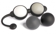 Fifty Shades of Grey - Beyond Aroused Kegel Balls Set - Grey/Black photo