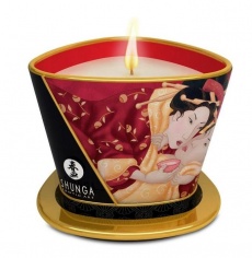 Shunga - Romance Massage Candle Sparkling Strawberry Wine - 170ml photo