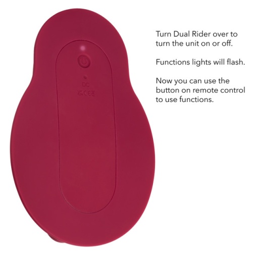 CEN - Dual Rider Thrust & Grind Massager - Red photo