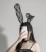 SB - Lace Bunny Ears - Black photo-6