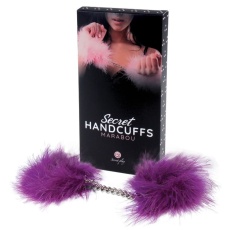 Secret Play - Marabou Handcuffs - Purple photo