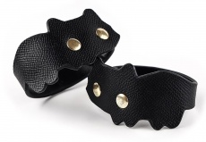 MT - Cat Leather Ankle Cuffs - Black photo