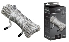 Steamy Shades - Cotton Rope 10m - Silver photo