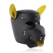 MT - Face Mask w Leash - Yellow/Black photo-7