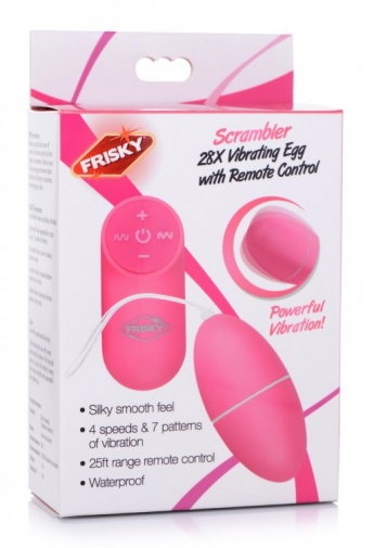 Frisky - 28X Scrambler Vibrating Egg - Pink photo